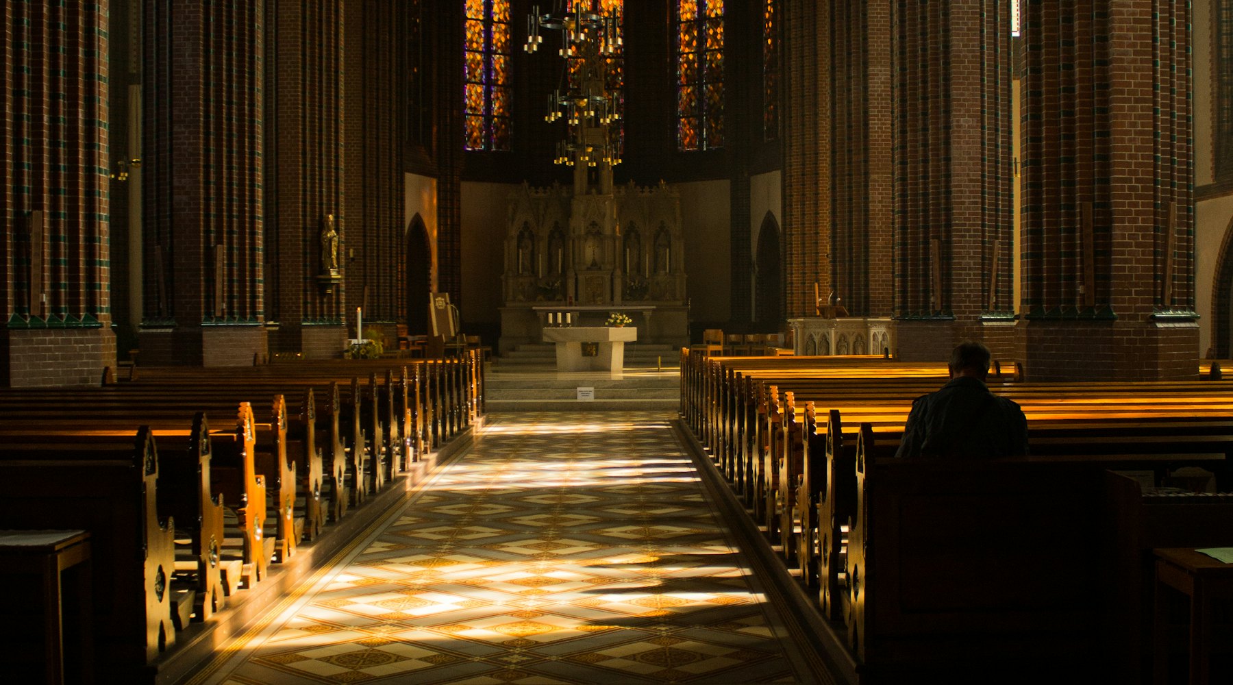 Bancs d'une église